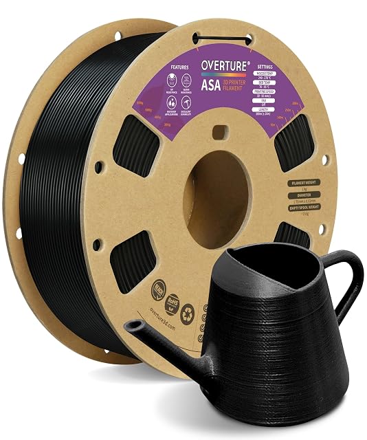 Bobine de filament ASA noir OVERTURE