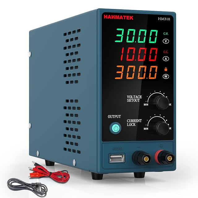 Alimentation de laboratoire HANMATEK HM310 avec afficheurs LED