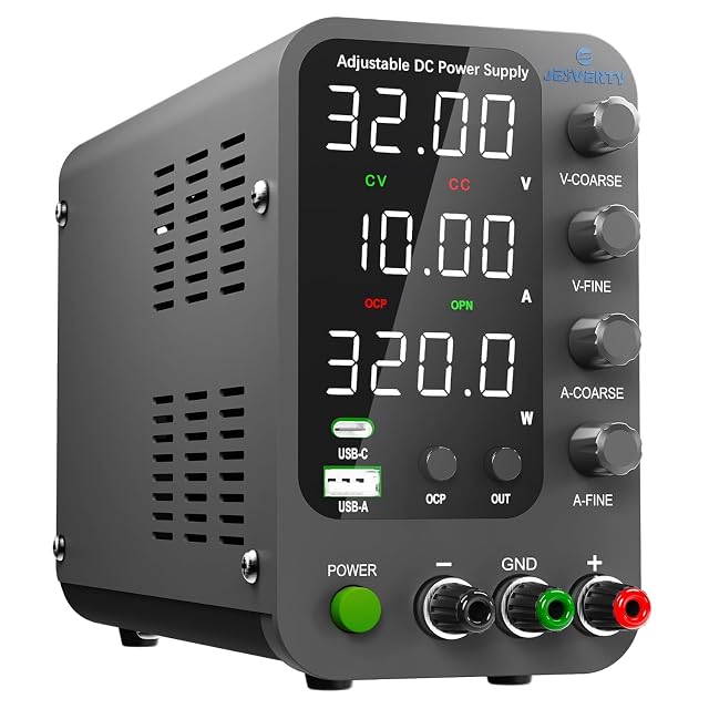 Alimentation de laboratoire Jesverty SPS-3010V avec boutons de réglage grossier et fin
