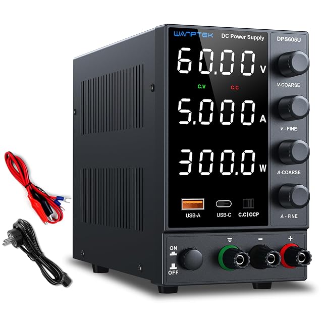 Alimentation de laboratoire WANPTEK POWER DPS605U avec afficheurs LED