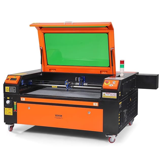 Armoire de découpe laser CO2 VEVOR 100 W avec capot teinté et roulettes