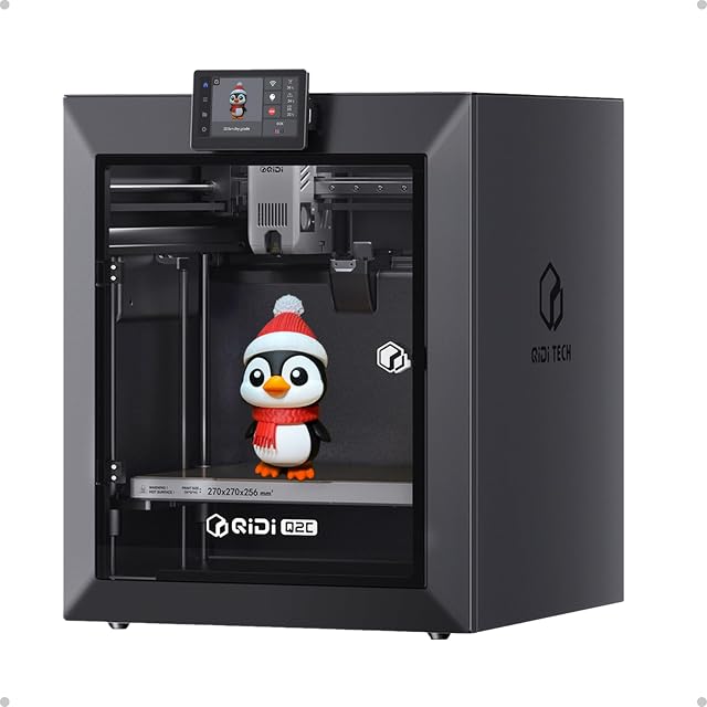Imprimante 3D fermée QIDI Q2C avec porte vitrée et écran en partie haute