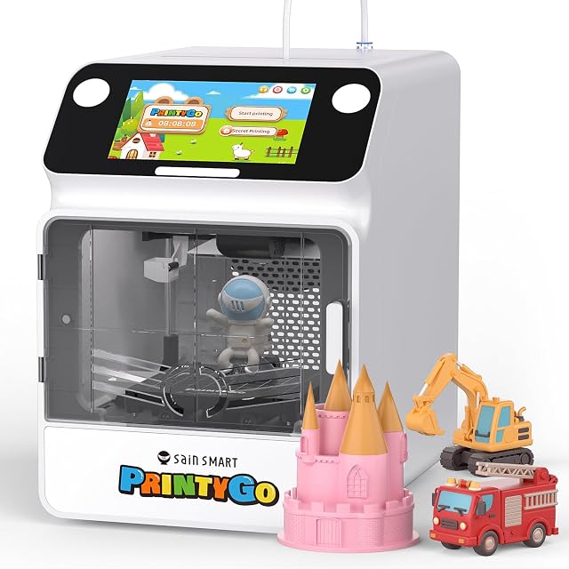 Imprimante 3D fermée SainSmart PrintyGo Mini avec porte frontale et écran tactile