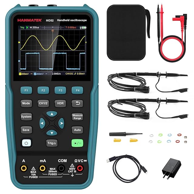 Oscilloscope numérique portable HANMATEK HO52