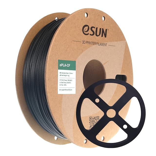 Bobine de filament eSUN ePLA-CF noir chargé en fibre de carbone