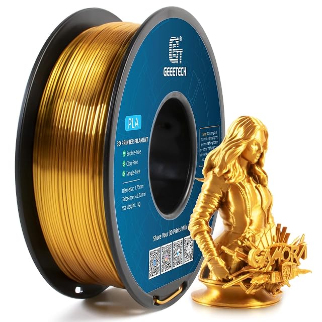 Bobine de filament PLA soie doré GEEETECH