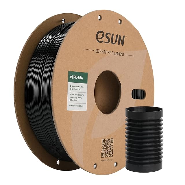 Bobine de filament TPU-95A noir eSUN