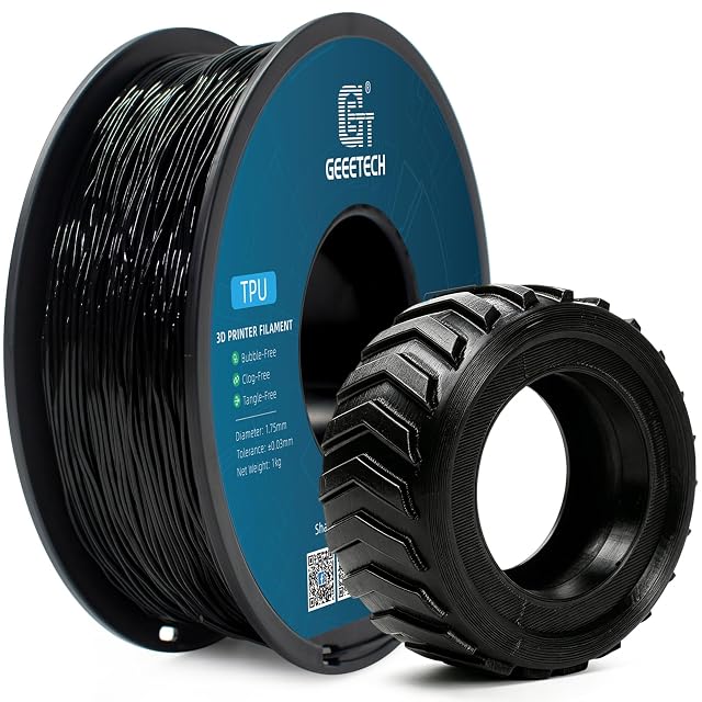 Bobine de filament TPU 95A noir GEEETECH