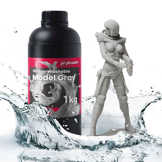 Flacon de résine lavable à l’eau Phrozen grise
